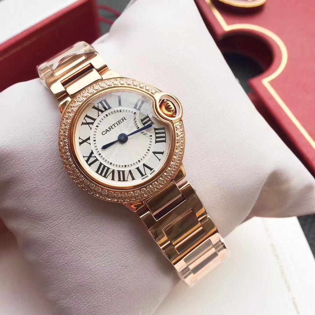 Montre Cartier - ballon bleu gold