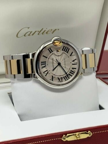 Montre Cartier - ballon bleu silver