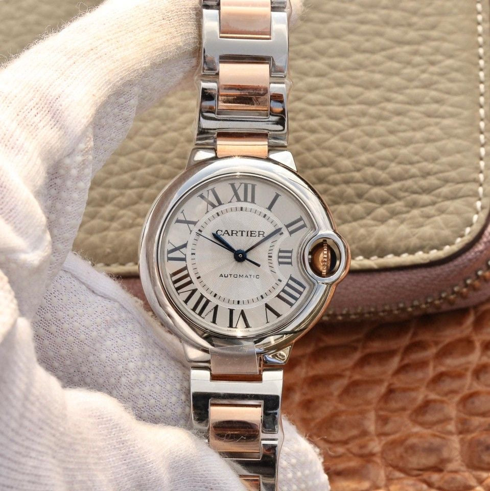 Montre Cartier - ballon bleu silver